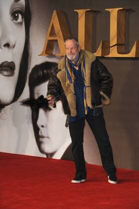 Terry Gilliam attends the UK premiere of Allied at Leicester Square in London. NOVEMBER 21st 2016  TSTx163616
