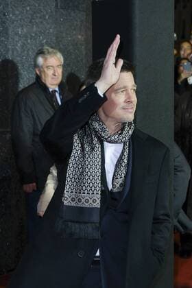 November 22, 2016 - Madrid, Spain - US actor Brad Pitt poses as they arrive to attend the Spain premiere of the film Allied in Callao City Lights, central Madrid on November 22, 2016. Madrid Spain  - ZUMAn230 20161122_zaa_n230_253