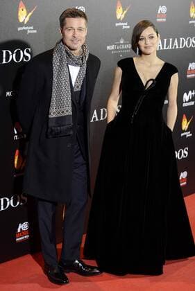 Allied Filmpremiere in Madrid American actor Brad Pitt and french actress Marion Cotillard attends to the photocall of the premiere of Aliados in Madrid. November 22, 2016.  (20161122089)