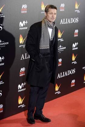 Allied Filmpremiere in Madrid American actor Brad Pitt attends to the photocall of the premiere of Aliados in Madrid. November 22, 2016.  (20161122077)