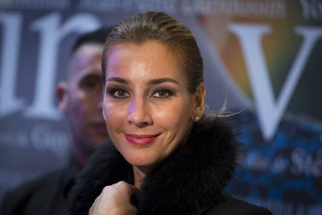 Rosa Caracciolo la femme de Rocco CELEBRITES : Filmpremiere Premiere Rocco - Paris - 22 11 2016 StephenCaillet Panoramic 