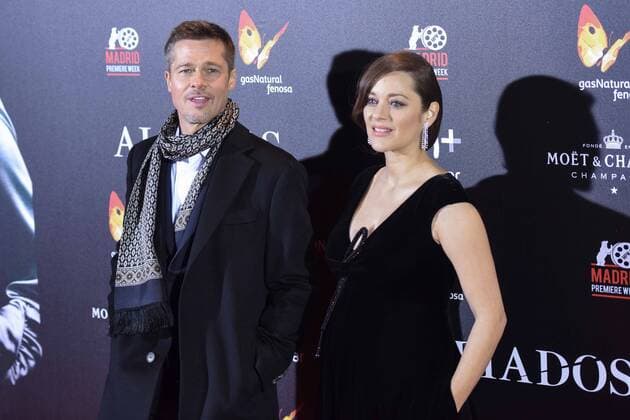 Brad Pitt y Marion Cotillard en la premiere de Aliados en Madrid. 588 Diego Puerta Cordon Press Brad Pitt and Marion Cotillard at the premiere of Allied in Madrid. Cordon Press  DiegoxPuerta