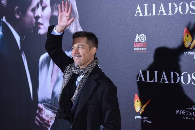 Brad Pitt en la premiere de Aliados en Madrid. 588 Diego Puerta Cordon Press Brad Pitt at the premiere of Allied in Madrid. Cordon Press  DiegoxPuerta