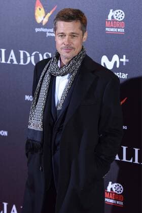 Brad Pitt en la premiere de Aliados en Madrid. 588 Diego Puerta Cordon Press Brad Pitt at the premiere of Allied in Madrid. Cordon Press  DiegoxPuerta