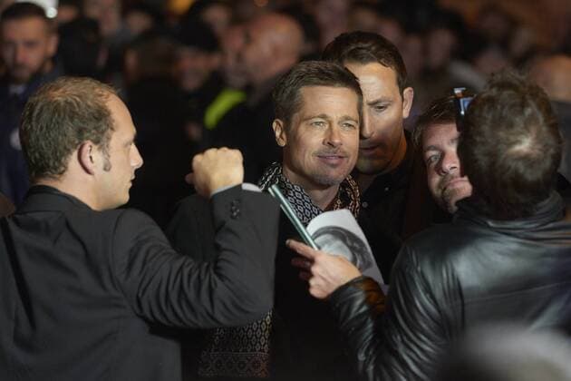 22-11-2016 Madrid Brad Pitt and Marion Cotillard pose at the premiere of the film Allied in Madrid. No Spain  Copyright: ppex