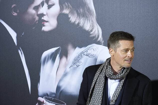 22-11-2016 Madrid Brad Pitt and Marion Cotillard pose at the premiere of the film Allied in Madrid. No Spain  Copyright: ppex
