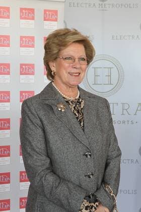 November 23, 2016 - Athens, Greece - Queen Anne-Marie of Greece attends at the dinner. ELIZA Society for the Prevention of Cruelty to Children holds a fund raising dinner for the holiday of Thanksgiving at a central Hotel of Athens Athens Greece - ZUMAv62_ 20161123_zaf_v62_013