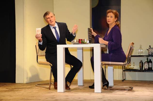 Daniel Morgenroth und Marion Kracht FP Auf ein Neues Komödie im Bayerischen Hof München 23. November 2016