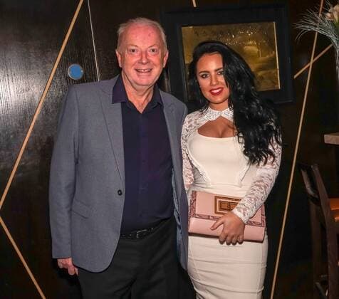 Phil Green and Amber Bowles attend the Supermodel UK glamour Model of the Year 2016 at DSTRKT in London. NOVEMBER 23rd 2016  SLIx163629