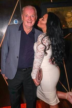 Phil Green and Amber Bowles attend the Supermodel UK glamour Model of the Year 2016 at DSTRKT in London. NOVEMBER 23rd 2016  SLIx163629