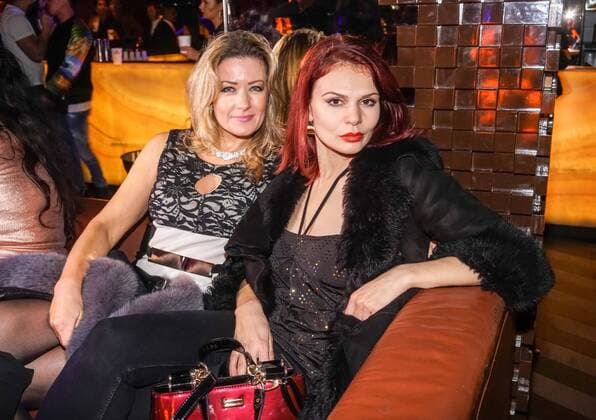 Alyona Kazarova and Marianne attend the Supermodel UK glamour Model of the Year 2016 at DSTRKT in London. NOVEMBER 23rd 2016  SLIx163629