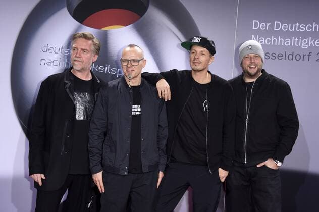 And.Ypsilon, Thomas D, Michi Beck und Smudo (Die Fantastischen Vier) bei der Verleihung des Deutschen Nachhaltigkeitspreises 2016 im Maritim Hotel. Düsseldorf, 25.11.2016 Foto:xF.xKernx xFuturexImage