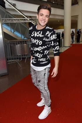 Luca Hänni Europapremiere von Sing im Cinedom in Köln am 27.11.2016