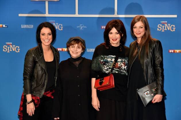 Sängerin Stefanie Kloss (Silbermond), Schauspieler Katharina Thalbach, Iris Berben und Alexandra Maria Lara posiert am 27.11.2016 in Köln bei der Premiere des Kino Film sing .
