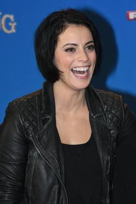 Sängerin Stefanie Kloss (Silbermond) posiert am 27.11.2016 in Köln bei der Premiere des Kino Film sing .
