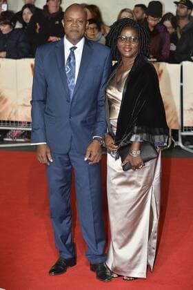 November 28, 2016 - London, London, UK - Wellesley Bolt, Jennifer Bolt, parents of Usain Bolt, attend the I Am Bolt world film premiere at the Odeon Leicester Square in London. London UK  - ZUMAl94_ 20161128_zaf_l94_066