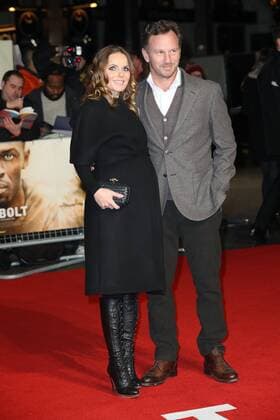. 28 11 2016. London, United Kingdom. Geri Halliwell and Christian Horner at the I am Bolt premiere in London.  xStephenxLockx xi-Imagesx IIM-13908-0019
