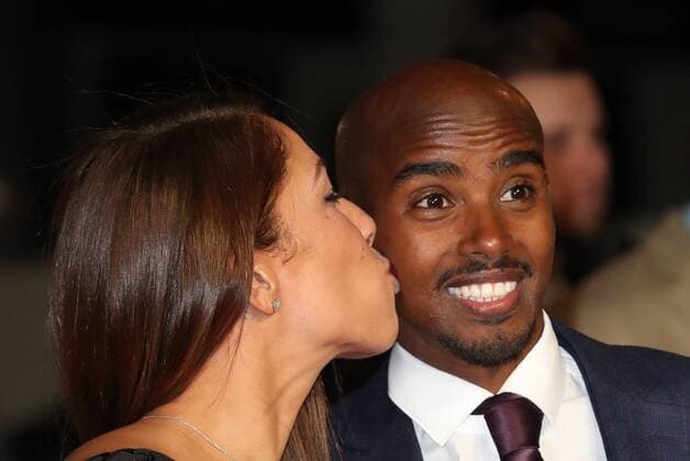 Bilder des Tages . 28 11 2016. London, United Kingdom. Mo Farah and wife arriving at the I am Bolt premiere in London.  xStephenxLockx xi-Imagesx IIM-13908-0029