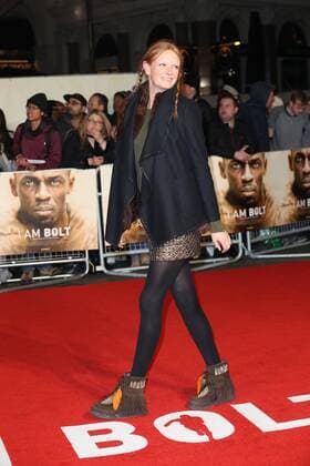 . 28 11 2016. London, United Kingdom. Olivia Inge at the I am Bolt premiere in London.  xStephenxLockx xi-Imagesx IIM-13908-0035