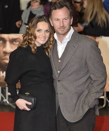 November 28, 2016 - London, London, UK - GERI and CHRISTIAN HORNER attend s the I Am Bolt world film premiere at the Odeon Leicester Square in London. London UK  - ZUMAl94_ 20161128_zaf_l94_074