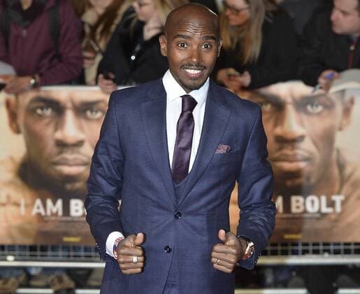 November 28, 2016 - London, London, UK - MO FARAH attend s the I Am Bolt world film premiere at the Odeon Leicester Square in London. London UK  - ZUMAl94_ 20161128_zaf_l94_079