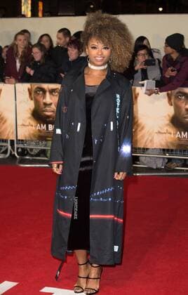 English singer Fleur East attends the World Premiere of I Am Bolt held at Odeon Leicester Square in London. NOVEMBER 28th 2016  MISx163671