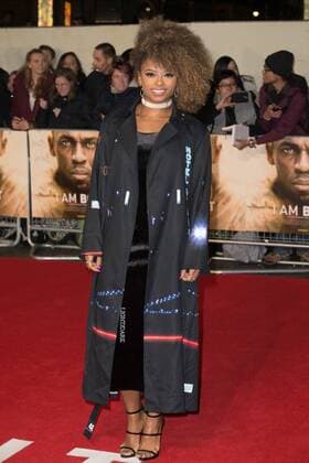 English singer Fleur East attends the World Premiere of I Am Bolt held at Odeon Leicester Square in London. NOVEMBER 28th 2016  MISx163671