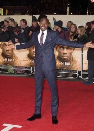 British distance runner Mo Farah attends the World Premiere of I Am Bolt held at Odeon Leicester Square in London. NOVEMBER 28th 2016  MISx163671
