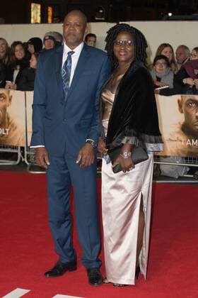 Usain Bolt s parents Wellesley Bolt and Jennifer Bolt attend the World Premiere of I Am Bolt held at Odeon Leicester Square in London. NOVEMBER 28th 2016  MISx163671