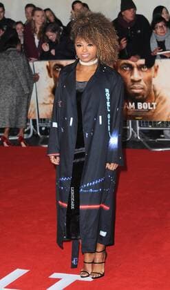 November 28, 2016 - London, England, United Kingdom - Fleur East attends the World Premiere of I Am Bolt at Odeon Leciester Square. London United Kingdom - ZUMAs147 20161128_zap_s147_027