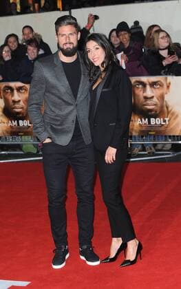 November 28, 2016 - London, England, United Kingdom - Oliver Giroud attends the World Premiere of I Am Bolt at Odeon Leciester Square. London United Kingdom - ZUMAs147 20161128_zap_s147_042