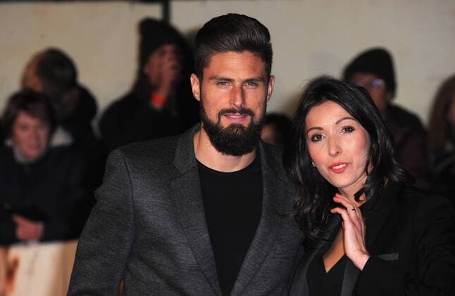 November 28, 2016 - London, England, United Kingdom - Oliver Giroud attends the World Premiere of I Am Bolt at Odeon Leciester Square. London United Kingdom - ZUMAs147 20161128_zap_s147_045