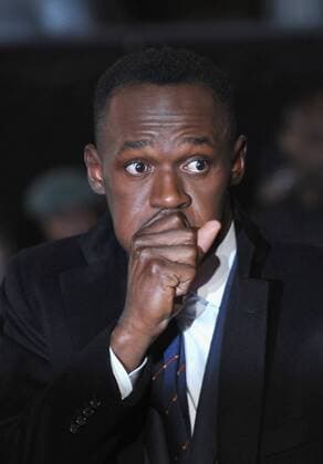 November 28, 2016 - London, England, United Kingdom - Usain Bolt attends the World Premiere of I Am Bolt at Odeon Leciester Square. London United Kingdom - ZUMAs147 20161128_zap_s147_054