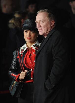 November 28, 2016 - London, England, United Kingdom - Salma Hayek attends the World Premiere of I Am Bolt at Odeon Leciester Square. London United Kingdom - ZUMAs147 20161128_zap_s147_071