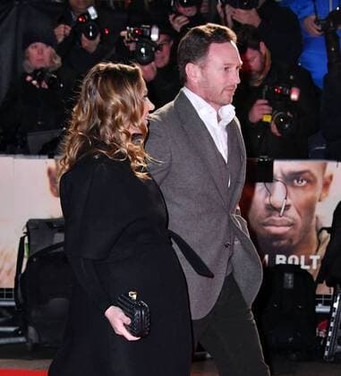 . 28 11 2016. London, United Kingdom. Gerri Horner, Christian Horner attend I Am Bolt world film premiere. Screening of documentary I Am Bolt exploring Bolt s legacy of the fastest man in history, at Odeon Leicester Square, London.  xNilsxJorgensenx xi-Imagesx IIM-13910-0029