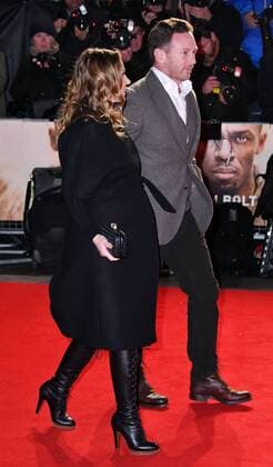 . 28 11 2016. London, United Kingdom. Gerri Horner, Christian Horner attend I Am Bolt world film premiere. Screening of documentary I Am Bolt exploring Bolt s legacy of the fastest man in history, at Odeon Leicester Square, London.  xNilsxJorgensenx xi-Imagesx IIM-13910-0030