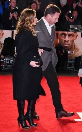 . 28 11 2016. London, United Kingdom. Gerri Horner, Christian Horner attend I Am Bolt world film premiere. Screening of documentary I Am Bolt exploring Bolt s legacy of the fastest man in history, at Odeon Leicester Square, London.  xNilsxJorgensenx xi-Imagesx IIM-13910-0032