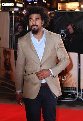 . 28 11 2016. London, United Kingdom. David Haye attends I Am Bolt world film premiere. Screening of documentary I Am Bolt exploring Bolt s legacy of the fastest man in history, at Odeon Leicester Square, London.  xNilsxJorgensenx xi-Imagesx IIM-13910-0001