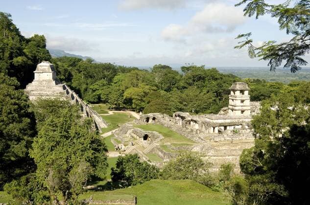 Palenque, UNESCO World Heritage Site, Mexico, North America Copyright: TonyxWaltham 29-5196