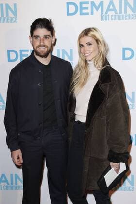 Alexandra Rosenfeld und son compagnon Etienne - Vor Filmpremiere Premiere - Demain tout commence Plötzlich Papa - Grand Rex Paris - 28 11 2016 GwendolineLeGoff Panoramic 