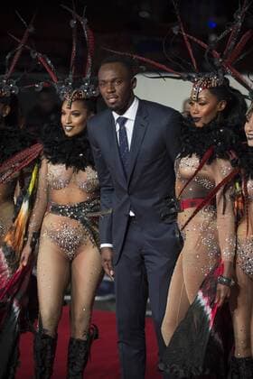 I Am Bolt Premiere London.UK. Usain Bolt at the World Premiere of I Am Bolt at Odeon Leicester Square. 28th November 2016. LMK386-62310-291116. 