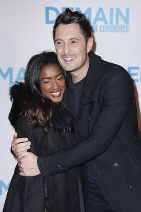 Hapsatou Sy und son compagnon Vincent Cerutti - Vor der Premiere Filmpremiere Demain tout commence Plötzlich Papa - Grand Rex Paris - 28 11 2016 GwendolineLeGoff Panoramic 