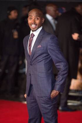 Mo Farah bei der I Am Bolt Film Premiere am 28.11.2016 in London I Am Bolt World Premiere in London, 2016 