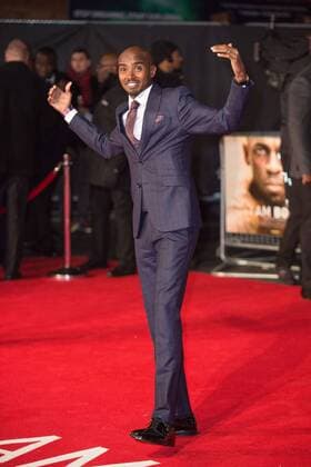 Mo Farah bei der I Am Bolt Film Premiere am 28.11.2016 in London I Am Bolt World Premiere in London, 2016 