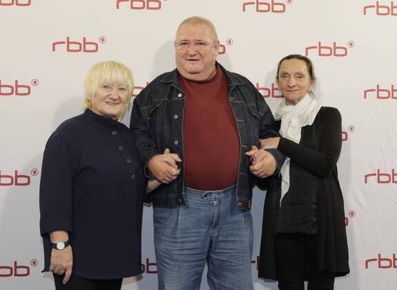 Carmen-Maja Antoni, Schauspieler Horst Krause, Angelika Böttiger, Krauses Glück auf großer Leinwand: Premiere mit Horst Krause am 29. November im Kino Thalia in Potsdam, 29.11.2016