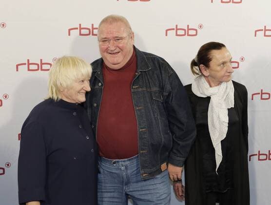 Carmen-Maja Antoni, Schauspieler Horst Krause, Angelika Böttiger, Krauses Glück auf großer Leinwand: Premiere mit Horst Krause am 29. November im Kino Thalia in Potsdam, 29.11.2016