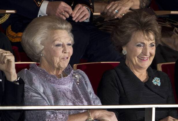Belgische und niederländische Königsfamilien besuchen Konzert in Den Haag 29-11-2016 The Hague Queen Maxima and Queen Mathilde and King Willem-Alexander and King Filip and Princess Beatrix and Princess Laurentien and Prince Constantijn and Princess visiting a concert with the National Orchestra of Belgium and Ozark Henry at the muziekbuilding ’t IJ on the 2nd day of the 3 day statevisit to the Netherlands.  Copyright: ppex