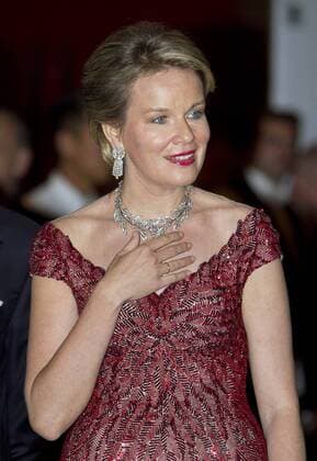 29-11-2016 The Hague Queen Maxima and Queen Mathilde and King Willem-Alexander and King Filip and Princess Beatrix and Princess Laurentien and Prince Constantijn and Princess visiting a concert with the National Orchestra of Belgium and Ozark Henry at the muziekbuilding ’t IJ on the 2nd day of the 3 day statevisit to the Netherlands.  Copyright: ppex