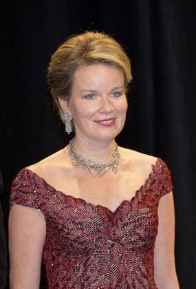 Belgische und niederländische Königsfamilien besuchen Konzert in Den Haag 29-11-2016 The Hague Queen Mathilde visiting a concert with the National Orchestra of Belgium and Ozark Henry at the muziekbuilding ’t IJ on the 2nd day of the 3 day statevisit to the Netherlands.  Copyright: ppex
