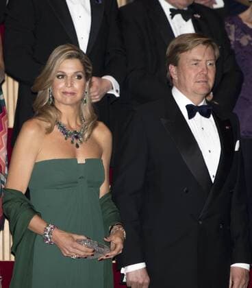 Belgische und niederländische Königsfamilien besuchen Konzert in Den Haag 29-11-2016 The Hague Queen Maxima and King Willem-Alexander visiting a concert with the National Orchestra of Belgium and Ozark Henry at the muziekbuilding ’t IJ on the 2nd day of the 3 day statevisit to the Netherlands.  Copyright: ppex